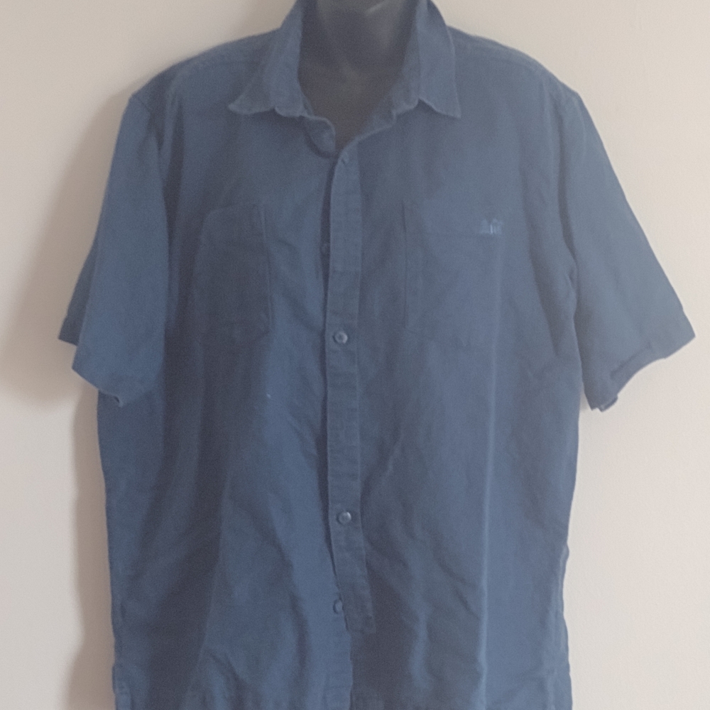 REI blue shirt .
